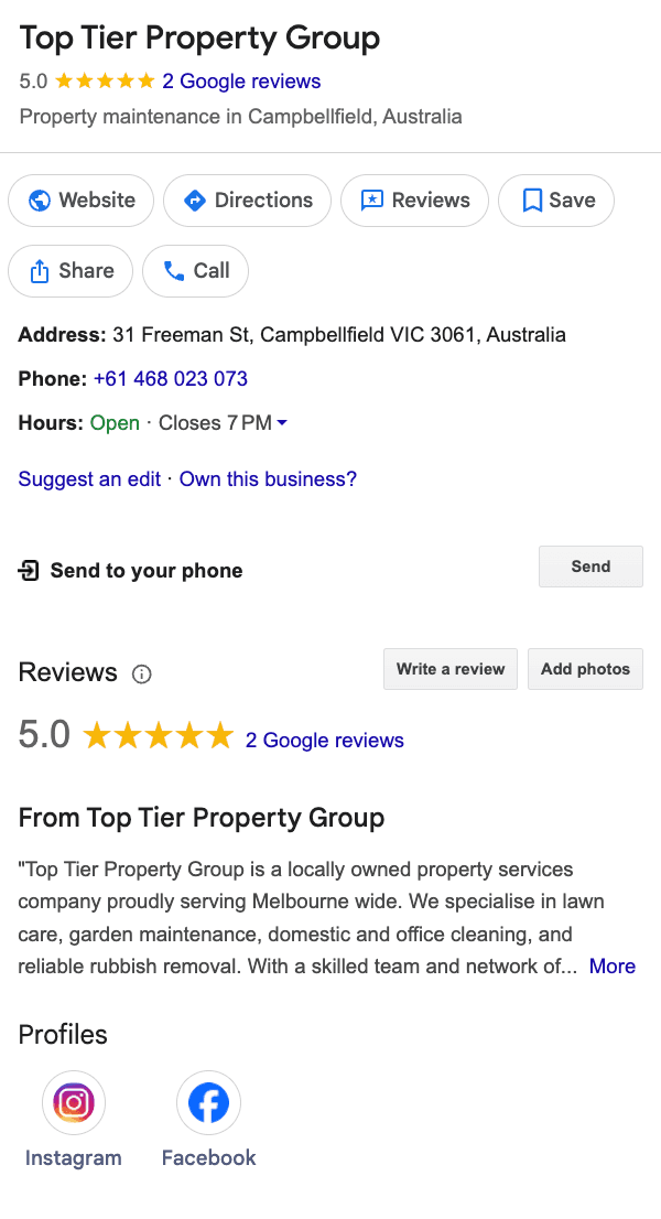 Google Business Profile